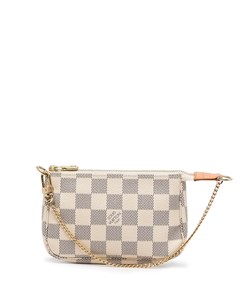 Мини клатч Damier Azur Pochette Accessoires 2007 го года Louis vuitton