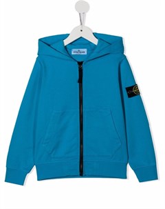 Куртка на молнии с капюшоном Stone island junior