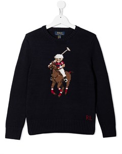 Джемпер Polo Bear вязки интарсия Ralph lauren kids