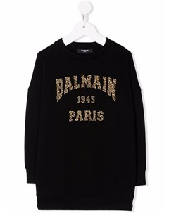 Платье свитер с логотипом Balmain kids