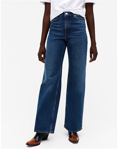 Широкие джинсы классического синего цвета из органического хлопка Yoko Monki