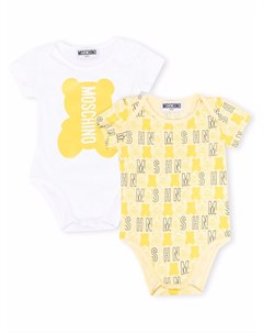 Комплект Teddy Bear из двух боди Moschino kids