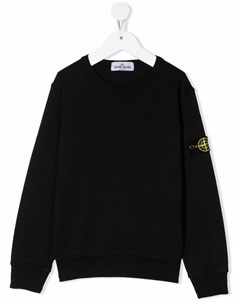 Джемпер с нашивкой логотипом Stone island junior