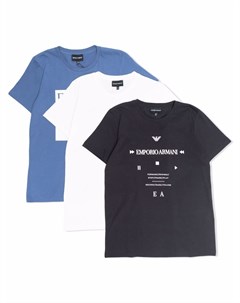 Футболка с логотипом Emporio armani kids