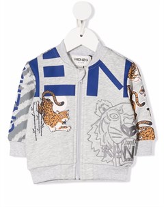 Толстовка на молнии с принтом Tiger Kenzo kids