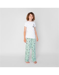Пижама для девочки футболка брюки Симпл димпл 355А 151 Bossa nova