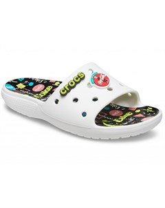 Шлепанцы Coca Cola X Classic 90 s Slide White Multi Crocs