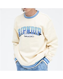 Свитшот Team Spirit Embroidered Crew Neck Natural 2022 Ripndip