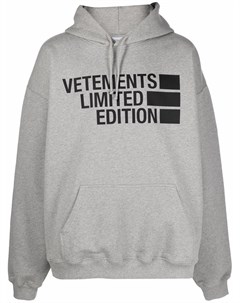 Худи оверсайз с логотипом Vetements