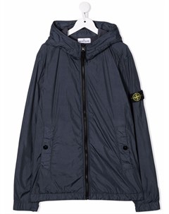 Куртка с нашивкой логотипом Stone island junior