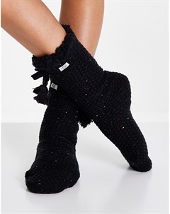 Черные носки на флисовой подкладке Nessie Ugg