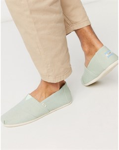 Эспадрильи мятного цвета Toms