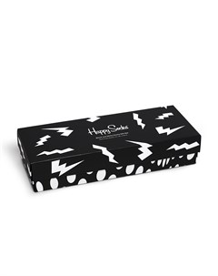 Набор носков Black White 4 пары Happy socks