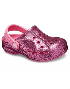 Сабо для девочек Kids Baya Glitter Clog Pink Lemonade Crocs