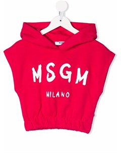 Худи с логотипом Msgm kids