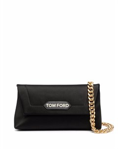 Клатч с тиснением под крокодила Tom ford