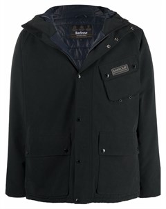 Парка с капюшоном и логотипом Barbour