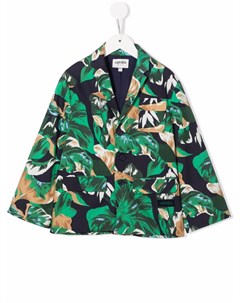 Однобортный блейзер с принтом Kenzo kids