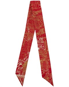 Шелковый платок 2006 го года с принтом Hermès