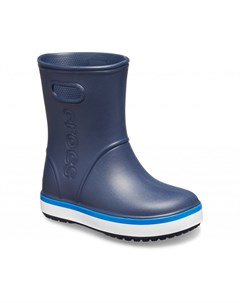 Резиновые сапоги детские Kids Crocband Rain Boot Navy Bright Cobalt Crocs