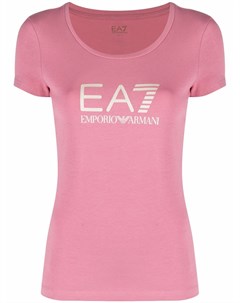 Футболка с логотипом Ea7 emporio armani