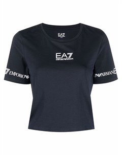 Футболка с логотипом Ea7 emporio armani