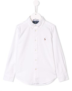 Рубашка с вышитым логотипом Ralph lauren kids