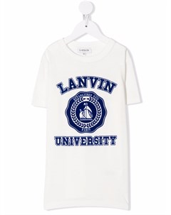 Футболка с логотипом Lanvin enfant