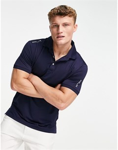 Темно синяя легкая футболка поло Golf RLX Polo ralph lauren