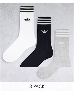 Набор из 3 пар разноцветных носков adicolor Adidas originals