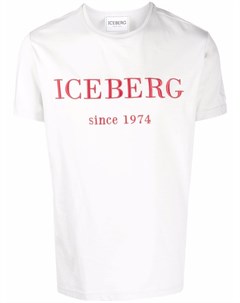 Футболка с вышитым логотипом Iceberg