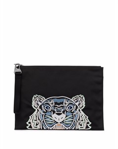 Клатч с вышивкой Tiger Kenzo