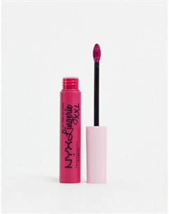 Жидкая матовая губная помада Lip Lingerie XXL Matte Liquid Lipstick Stayin Juicy Nyx professional makeup