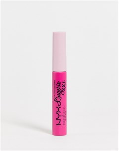 Жидкая матовая губная помада Lip Lingerie XXL Pink Hit Nyx professional makeup