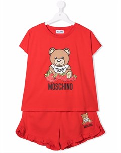 Спортивный костюм с принтом Teddy Bear Moschino kids