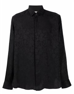 Рубашка с цветочным узором Saint laurent