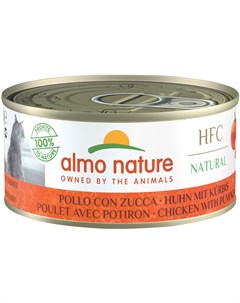 Консервы Classic с курицей и тыквой для взрослых кошек 150 г Almo nature