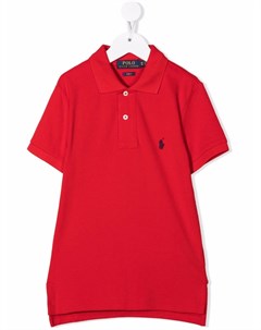 Рубашка поло с вышитым логотипом Ralph lauren kids