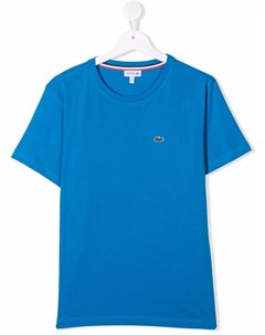 Футболка с нашивкой логотипом Lacoste kids