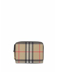 Кошелек на молнии в клетку Vintage Check Burberry