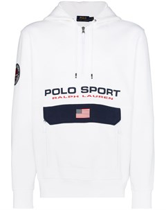 Худи с воротником на молнии и логотипом Polo ralph lauren