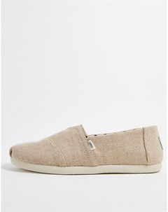 Бежевые эспадрильи Toms