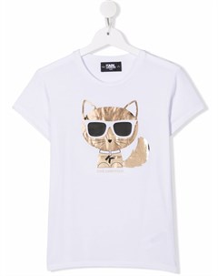 Футболка с принтом Choupette Karl lagerfeld kids