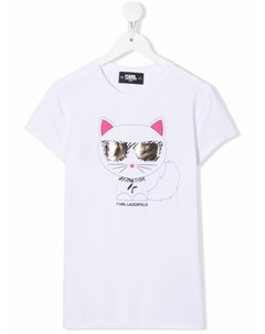 Футболка с принтом Choupette Karl lagerfeld kids