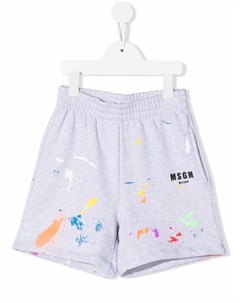 Спортивные шорты с логотипом Msgm kids