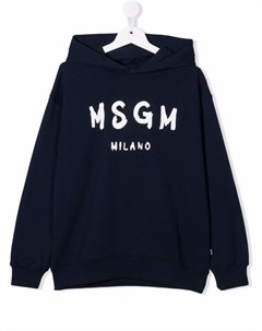Худи с логотипом Msgm kids