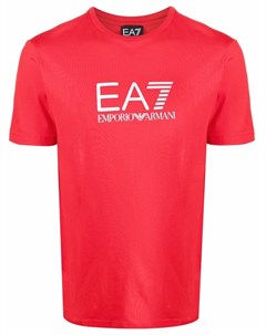 Футболка с логотипом Ea7 emporio armani