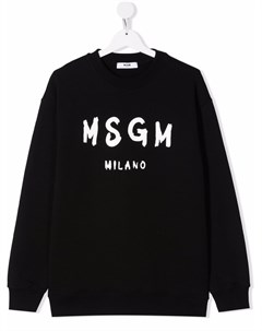 Толстовка с логотипом Msgm kids