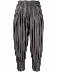 Укороченные плиссированные брюки Pleats please issey miyake