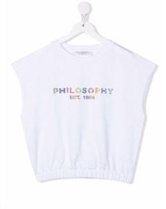 Топ с логотипом Philosophy di lorenzo serafini kids